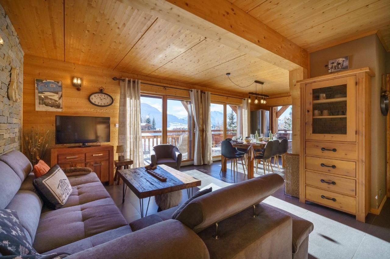Villa Les Balcons Du Golf Alpe d'Huez Exterior foto