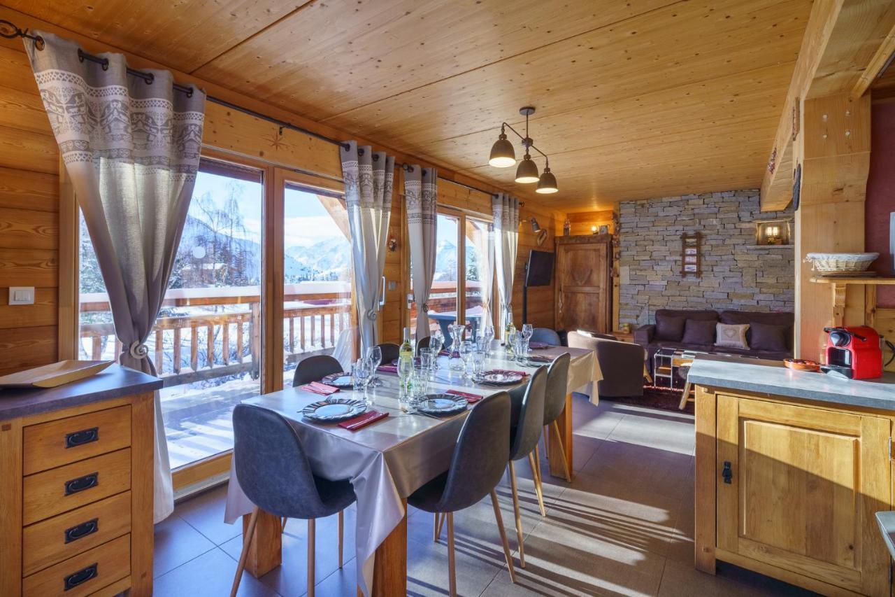 Villa Les Balcons Du Golf Alpe d'Huez Exterior foto