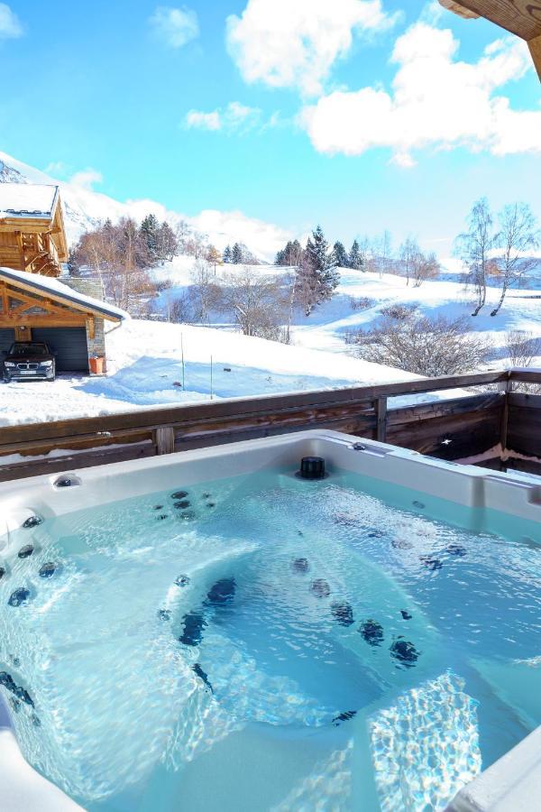Villa Les Balcons Du Golf Alpe d'Huez Exterior foto