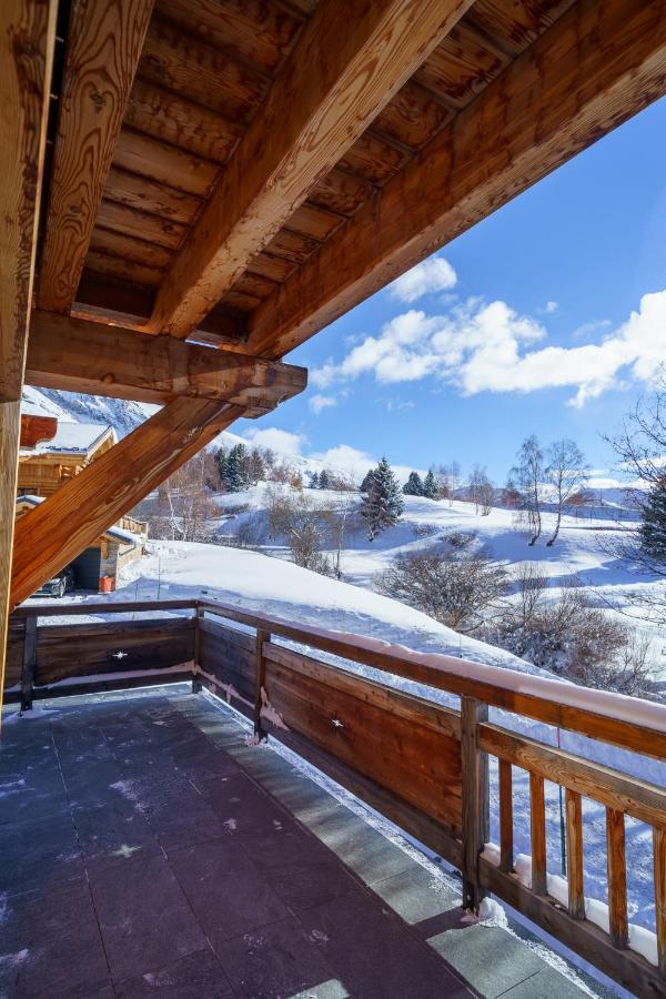 Villa Les Balcons Du Golf Alpe d'Huez Exterior foto